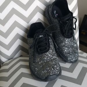 Sparkly sneakers from southern fried chics